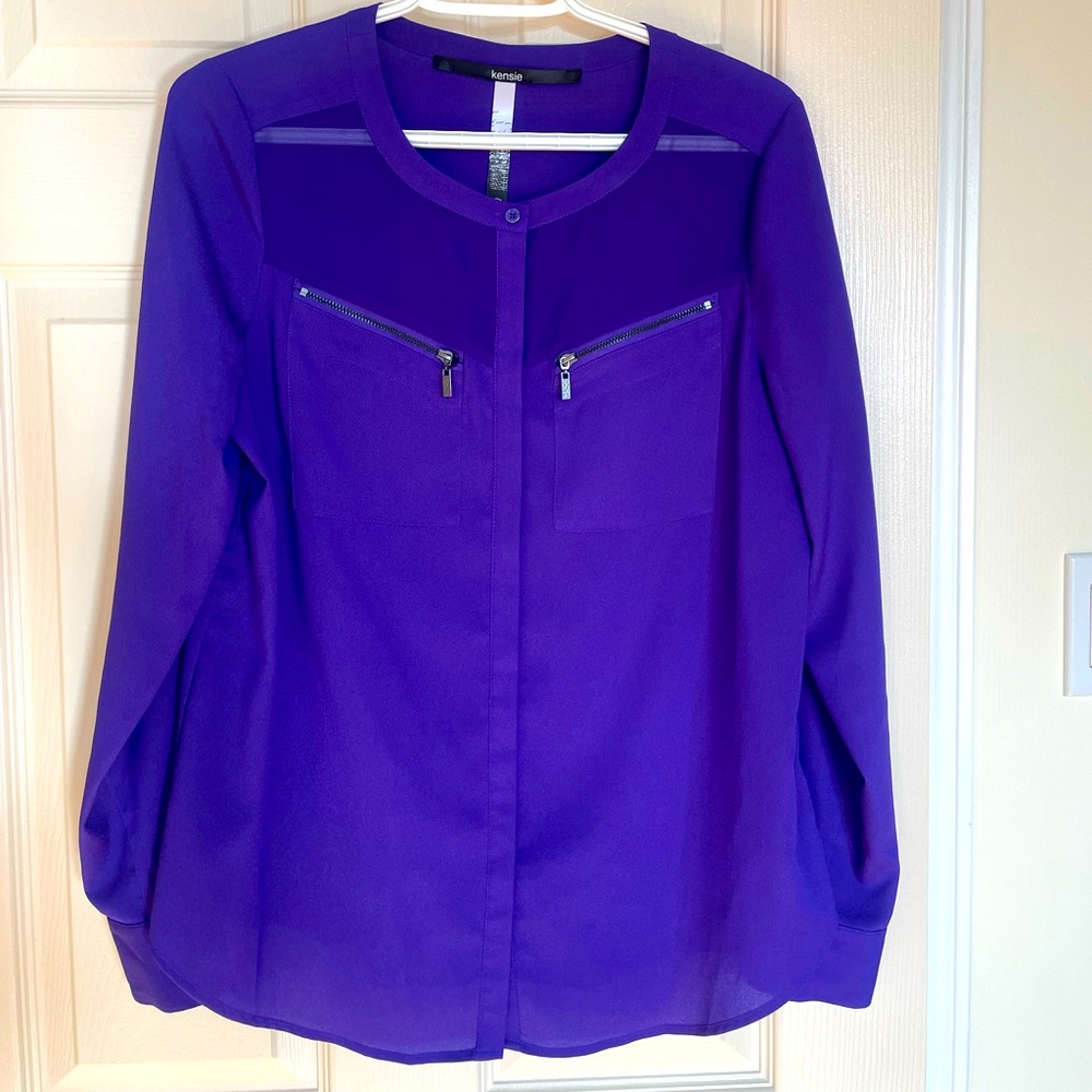 Kenzie purple blouse M